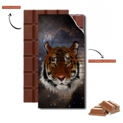 Tablette de chocolat personnalisé Abstract Tiger