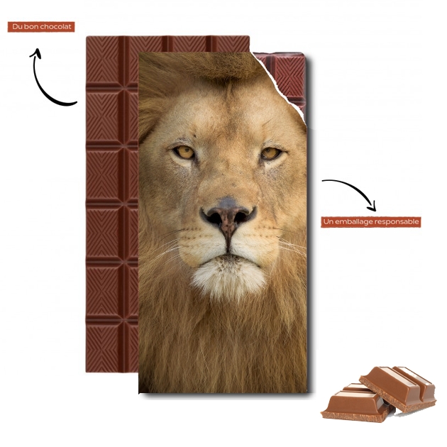 Tablette de chocolat personnalisé Africa Lion