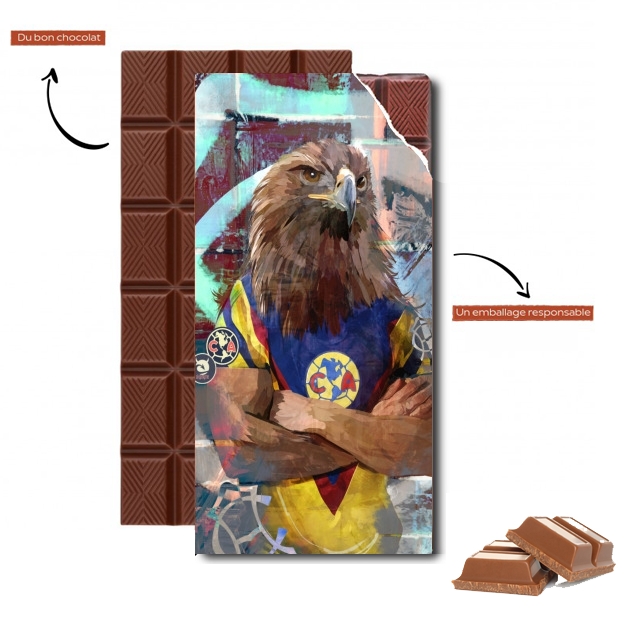 Tablette de chocolat personnalisé Aguila Retro 80