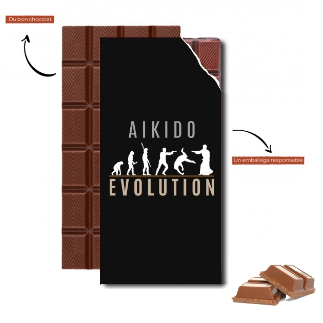Tablette de chocolat personnalisé Aikido Evolution