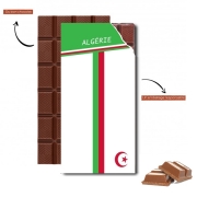 Tablette de chocolat personnalisé Algeria Shirt Fennec Football
