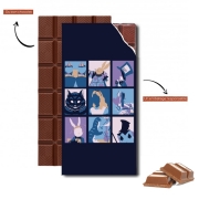 Tablette de chocolat personnalisé Alice pop
