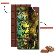 Tablette de chocolat personnalisé Alligator Swamp