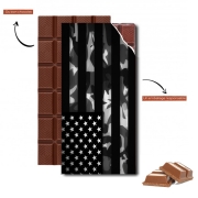 Tablette de chocolat personnalisé American Camouflage