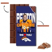 Tablette de chocolat personnalisé Football Américain : Payton Manning