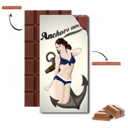 Tablette de chocolat personnalisé Anchors Aweigh - Classic Pin Up