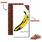 Tablette de chocolat personnalisé Andy Warhol Banana