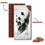 Tablette de chocolat personnalisé Angry Panda