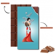 Tablette de chocolat personnalisé Aquarius  - Blanche Neige