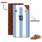 Tablette de chocolat personnalisé Argentina World Cup Russia 2018