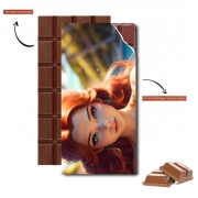 Tablette de chocolat personnalisé Ariel Ginger