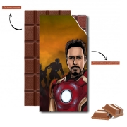Tablette de chocolat personnalisé Avengers Stark 1 of 3 