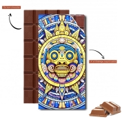 Tablette de chocolat personnalisé Aztec God Shield