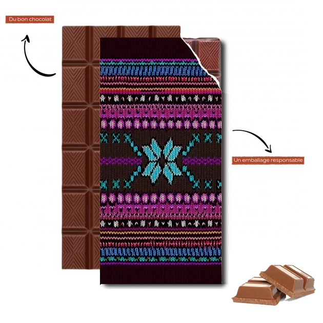 Tablette de chocolat personnalisé Aztek Noel