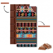 Tablette de chocolat personnalisé aztec pattern red Tribal