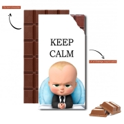 Tablette de chocolat personnalisé Baby Boss Keep CALM