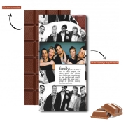 Tablette de chocolat personnalisé Backstreet Boys family fan art
