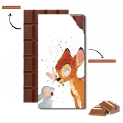 Tablette de chocolat personnalisé Bambi Art Print