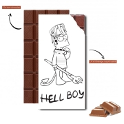 Tablette de chocolat personnalisé Bart Hellboy