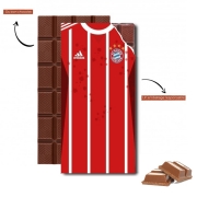 Tablette de chocolat personnalisé Bayern munich Maillot Football