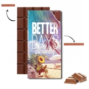 Tablette de chocolat personnalisé Better Days