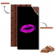 Tablette de chocolat personnalisé Bisous Sexy Kiss