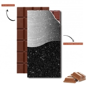 Tablette de chocolat personnalisé Black Space