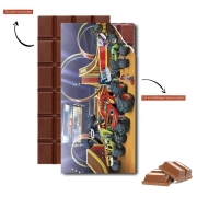 Tablette de chocolat personnalisé Blaze Cars