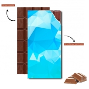 Tablette de chocolat personnalisé Blue Diamonds