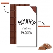 Tablette de chocolat personnalisé Bouder cest ma passion