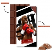 Tablette de chocolat personnalisé Boxing Legends: Money 