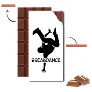 Tablette de chocolat personnalisé Break Dance