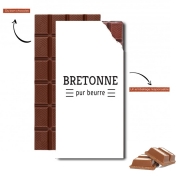 Tablette de chocolat personnalisé Bretonne pur beurre