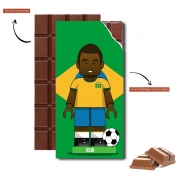 Tablette de chocolat personnalisé Bricks Collection: Brasil Edson
