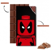 Tablette de chocolat personnalisé Bricks Deadpool