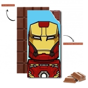 Tablette de chocolat personnalisé Bricks Ironman