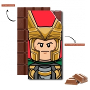 Tablette de chocolat personnalisé Bricks Loki