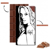 Tablette de chocolat personnalisé Britney Tribute Signature