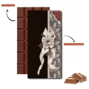 Tablette de chocolat personnalisé Brown Elegance