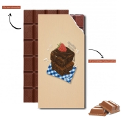 Tablette de chocolat personnalisé Brownie Chocolate