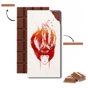 Tablette de chocolat personnalisé Burning Forest