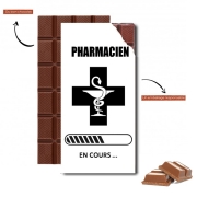 Tablette de chocolat personnalisé Cadeau etudiant Pharmacien en cours