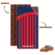 Tablette de chocolat personnalisé Caen Maillot Football
