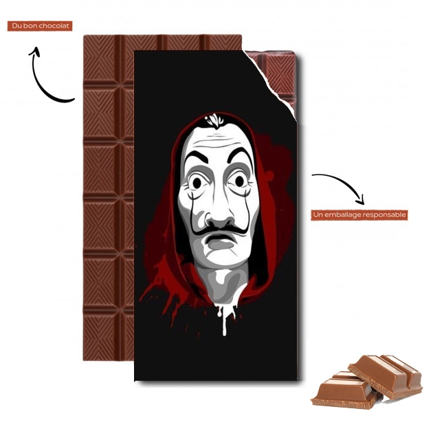 Tablette de chocolat personnalisé Casa Mask Papel
