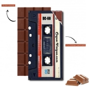 Tablette de chocolat personnalisé Cassette audio K7