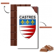 Tablette de chocolat personnalisé Castres