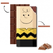 Tablette de chocolat personnalisé Charlie brown box