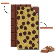 Tablette de chocolat personnalisé Cheetah Fur