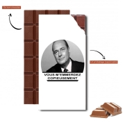 Tablette de chocolat personnalisé Chirac Vous memmerdez copieusement