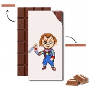 Tablette de chocolat personnalisé Chucky Pixel Art